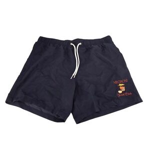 NWT Collars and Co Negroni Swim Trunks Large Navy